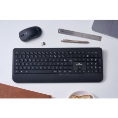 Pack clavier souris - BLUESTORK - 2.4G+BT - AZERTY - Noir