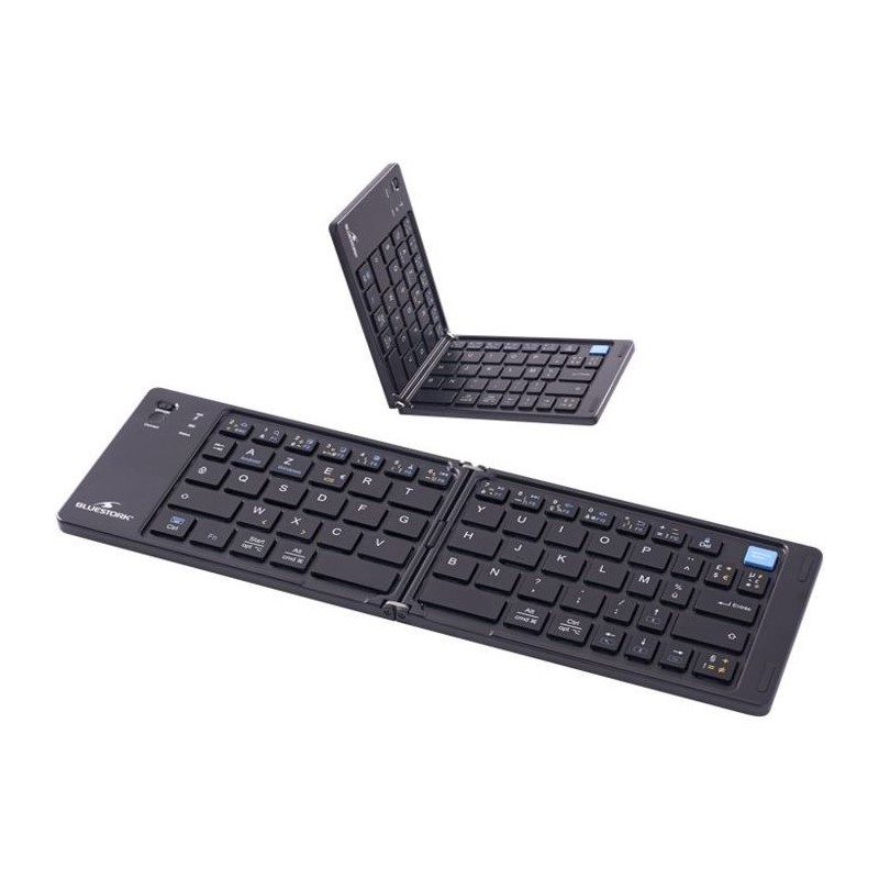 Clavier sans fil pliable - Ordinateur, tablette, smartphone, TV - Touc