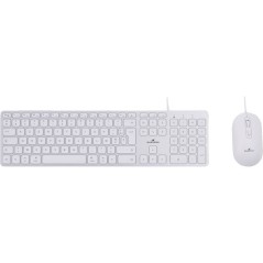 Pack clavier souris filaire - BLUESTORK - KB Mac - Compatible Mac - Bl