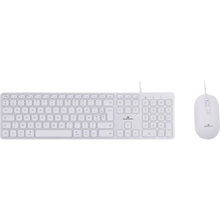 Pack clavier souris filaire - BLUESTORK - KB Mac - Compatible Mac - Bl