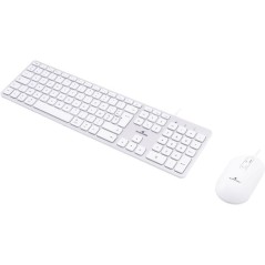 Pack clavier souris filaire - BLUESTORK - KB Mac - Compatible Mac - Bl