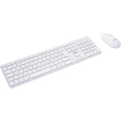 Pack clavier souris filaire - BLUESTORK - KB Mac - Compatible Mac - Bl