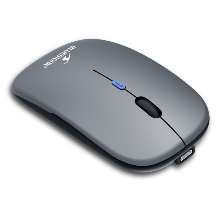 Souris - Sans fil - BLUESTORK - M-WL-OFF105 - Silencieuse - Bluetooth ou dongle 2,4 GHz - Gris/Noir Souris - Sans fil - BLUESTORK - M-WL-OFF105 - Silencieuse - Bluetooth ou dongle 2,4 GHz - Gris/Noir