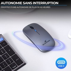 Souris - Sans fil - BLUESTORK - M-WL-OFF105 - Silencieuse - Bluetooth