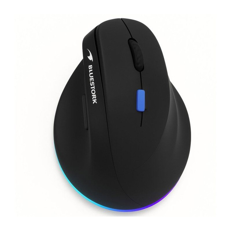 Souris ergonomique droitier - 2.4G+BT - BLUESTORK - Button bleu 4800 D