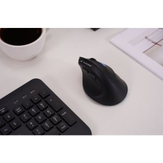 Souris ergonomique droitier - 2.4G+BT - BLUESTORK - Button bleu 4800 D