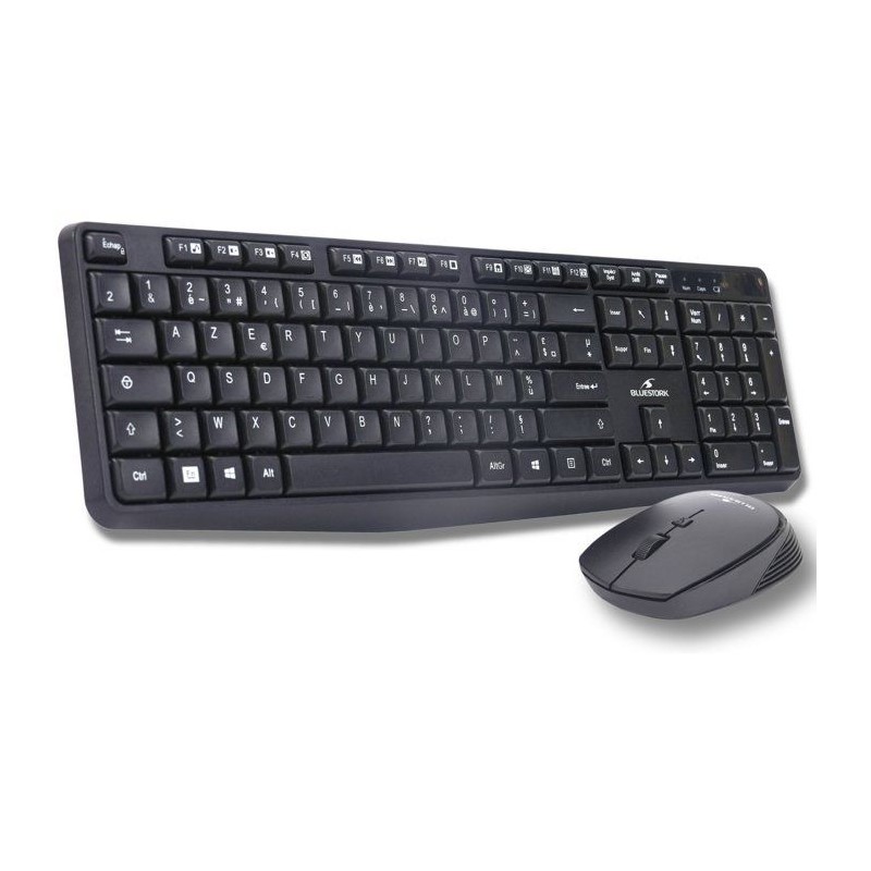 Pack clavier souris sans fil - 12 touches de raccourcis multimédias -