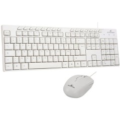 Pack clavier souris filaire - 15 touches de raccourcis multimédias -