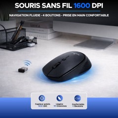 Clavier filaire - 15 touches de raccourcis multimédias - BLUESTORK -