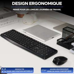 Clavier filaire - 15 touches de raccourcis multimédias - BLUESTORK -