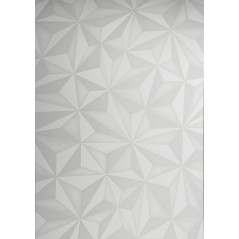 Vitrine - PARIGI - Blanc Laqué Brillant & Relief Sérigraphie - 2 Por
