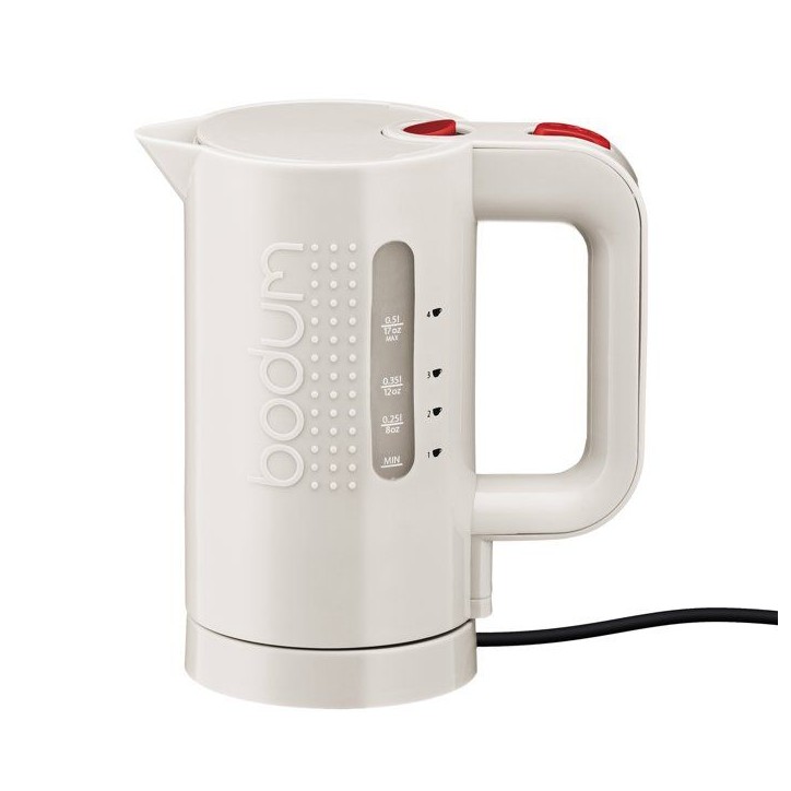 Bouilloire électrique - BODUM - BISTRO - 700 W - 0,5 L - Blanc Bouilloire électrique - BODUM - BISTRO - 700 W - 0,5 L - Blanc