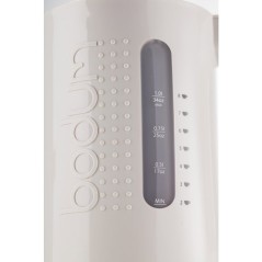 Bouilloire électrique - BODUM - BISTRO - 1300 W - 1 L - Socle 360° - Blanc