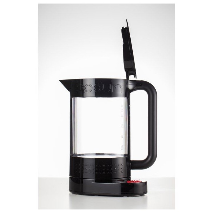 Bouilloire électrique double paroi - BODUM - BISTRO - 1500 W - 1,1 L - 5 températures - Intérieur en verre - Noir Bouilloire électrique double paroi - BODUM - BISTRO - 1500 W - 1,1 L - 5 températures - Intérieur en verre - Noir