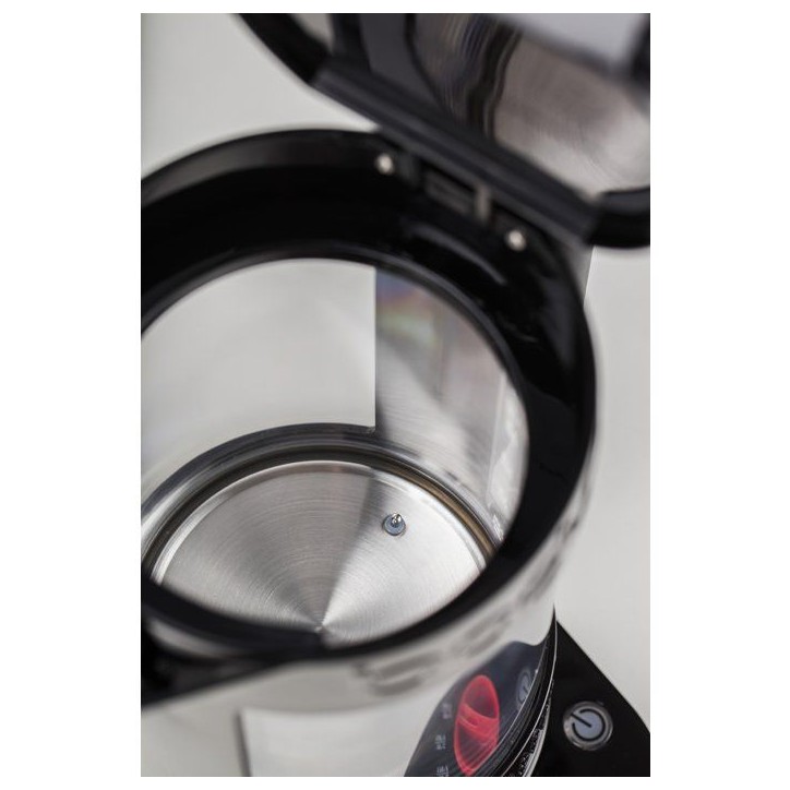 Bouilloire électrique double paroi - BODUM - BISTRO - 1500 W - 1,1 L - 5 températures - Intérieur en verre - Noir Bouilloire électrique double paroi - BODUM - BISTRO - 1500 W - 1,1 L - 5 températures - Intérieur en verre - Noir