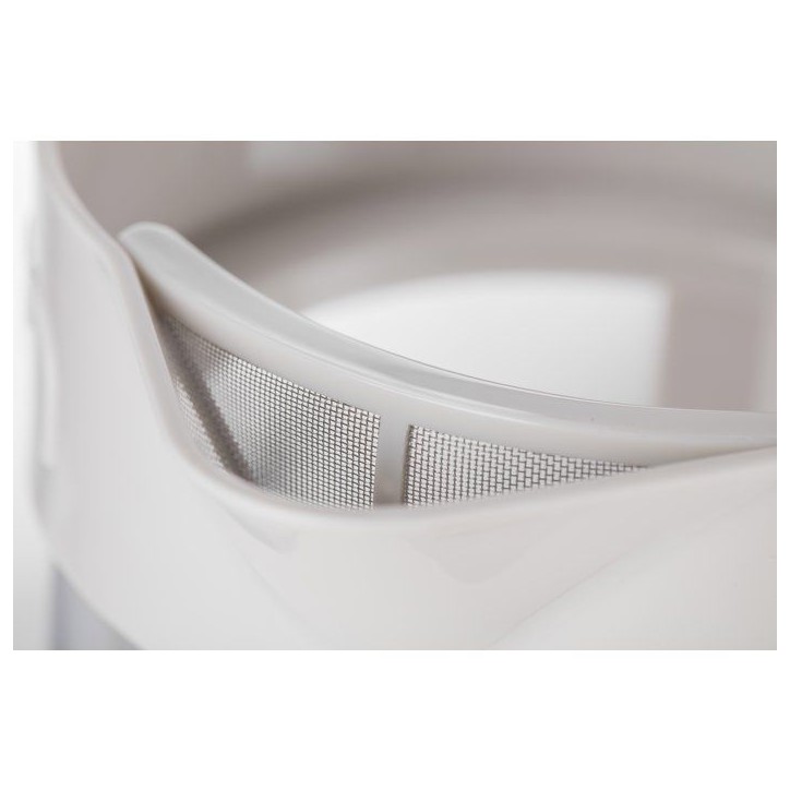 Bouilloire électrique double paroi - BODUM - BISTRO - 1500 W - 1,1 L - 5 températures - Intérieur en verre - Blanc Bouilloire électrique double paroi - BODUM - BISTRO - 1500 W - 1,1 L - 5 températures - Intérieur en verre - Blanc