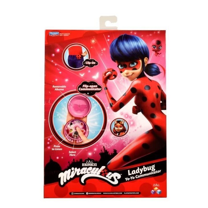Téléphone Magique Ladybug - BANDAI - Miraculous - 30 phrases - Enfant 4 ans - Rose Violet Téléphone Magique Ladybug - BANDAI - Miraculous - 30 phrases - Enfant 4 ans - Rose Violet
