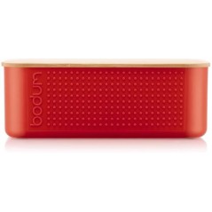 Boite a pain - BODUM - 11740-04 - Petit modele - Couvercle bambou - Ro