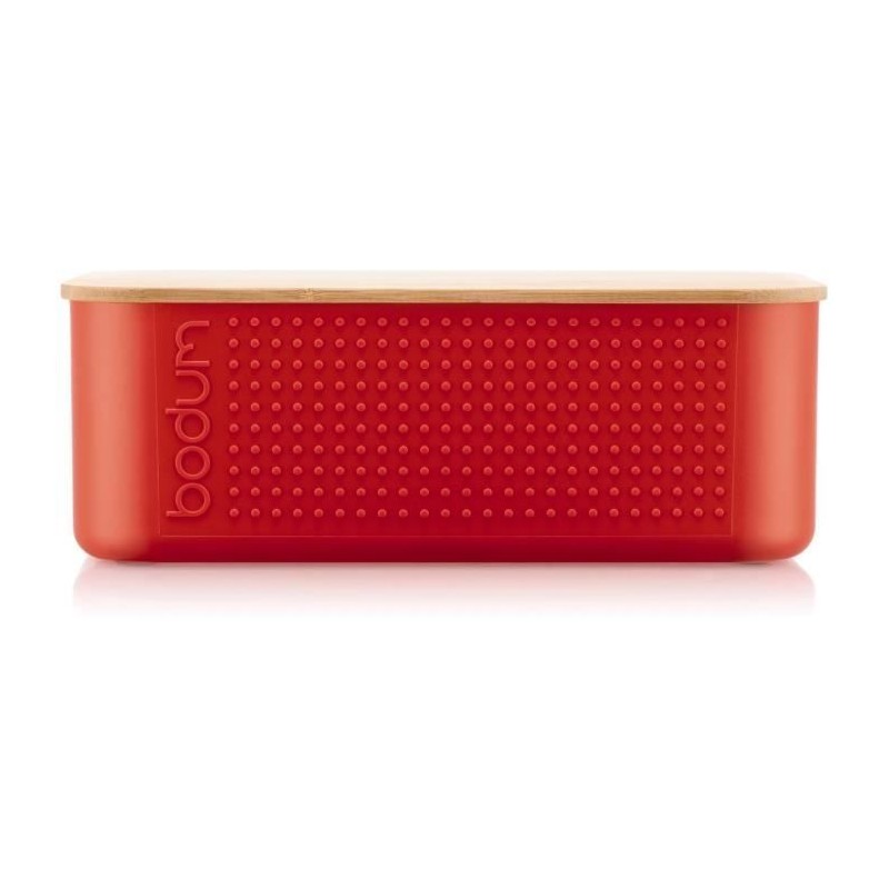 Boite a pain - BODUM - 11740-04 - Petit modele - Couvercle bambou - Ro