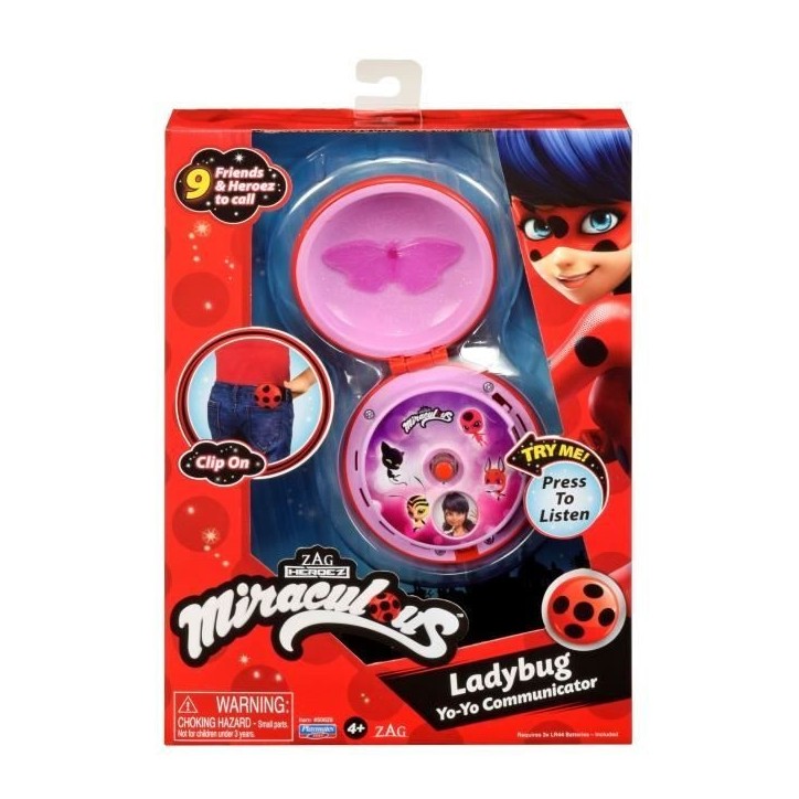 Téléphone Magique Ladybug - BANDAI - Miraculous - 30 phrases - Enfant 4 ans - Rose Violet Téléphone Magique Ladybug - BANDAI - Miraculous - 30 phrases - Enfant 4 ans - Rose Violet