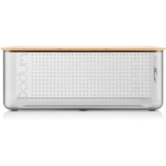Boite a pain - BODUM - 11555-613S-80 - Grand modele - Couvercle bambou