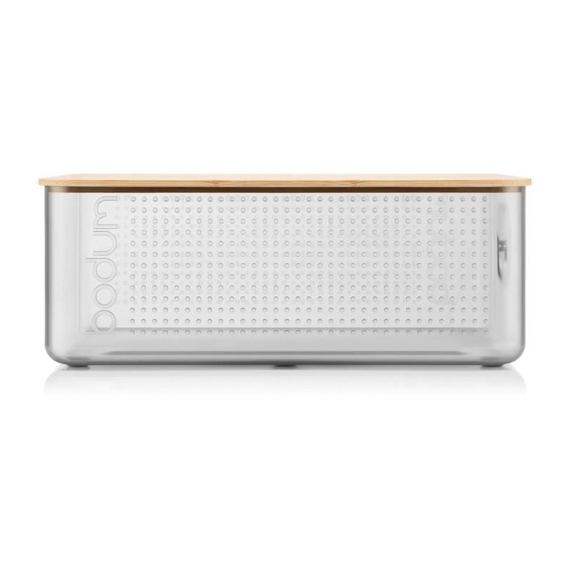Boite a pain - BODUM - 11555-613S-80 - Grand modele - Couvercle bambou