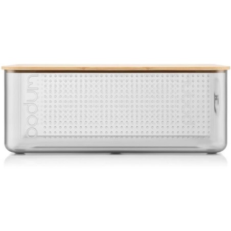 Boite a pain - BODUM - 11555-613S-80 - Grand modele - Couvercle bambou