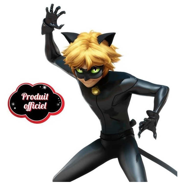 BANDAI - Miraculous Set de transformation - Chat Noir - Accessoire Magique - Bijou Magique - Kwami BANDAI - Miraculous Set de transformation - Chat Noir - Accessoire Magique - Bijou Magique - Kwami