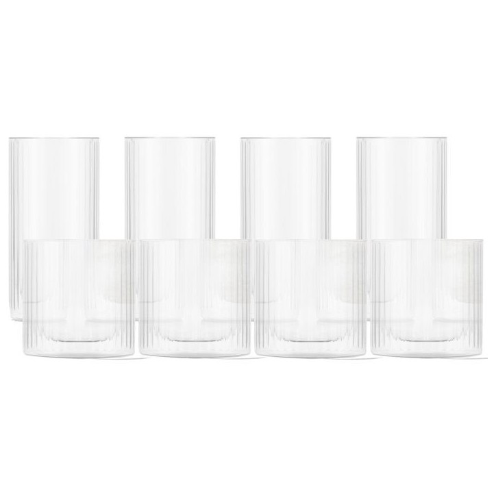 Bar set - BODUM - Douro - 4 verres a whisky 0.3 l + 4 verres Gin & Tonic 0.28 l - Double paroi Bar set - BODUM - Douro - 4 verres a whisky 0.3 l + 4 verres Gin & Tonic 0.28 l - Double paroi