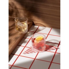 Bar set - BODUM - Douro - Plateau de glace ronde + set de 2 verres a w