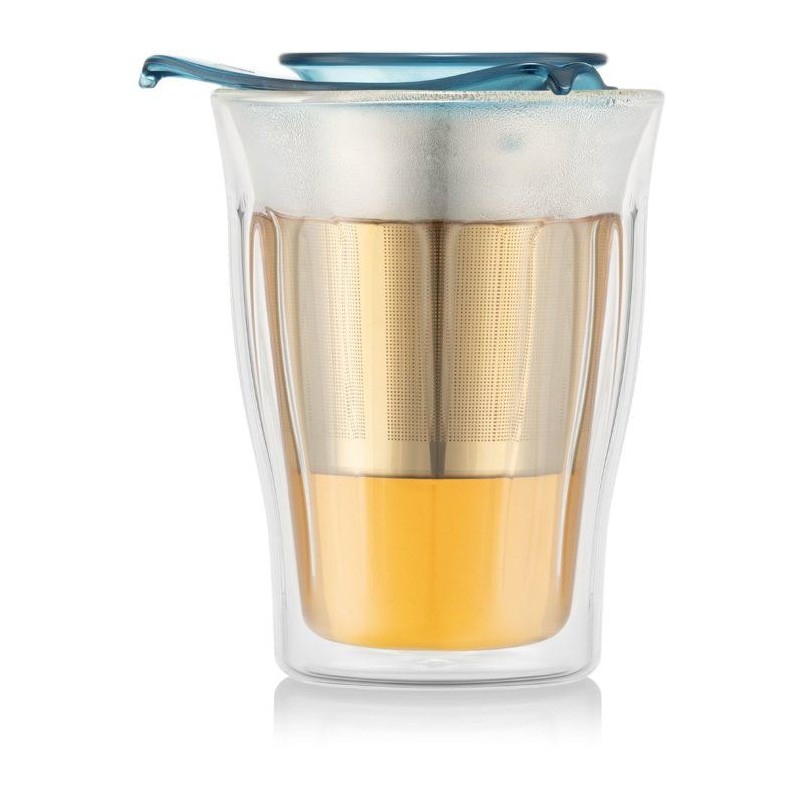 Tasse a thé avec infuseur - BODUM - YO-YO SET - 0,35 L - Double paroi