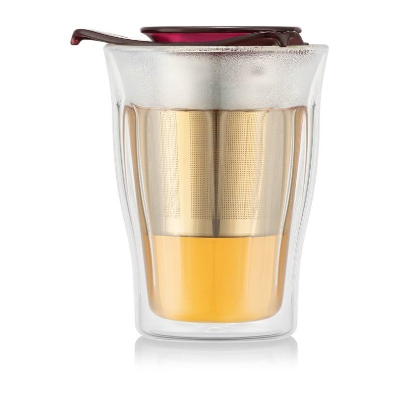 Tasse a thé avec infuseur - BODUM - YO-YO SET - 0,35 L - Double paroi
