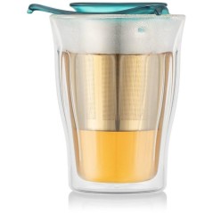Tasse a thé avec infuseur - BODUM - YO-YO SET - 0,35 L - Double paroi