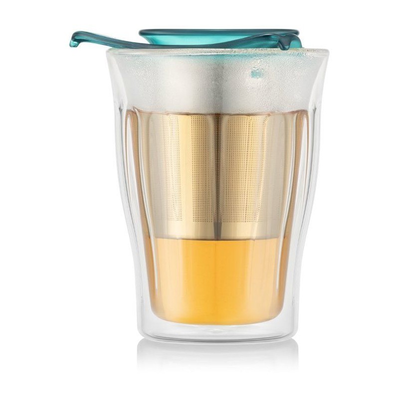 Tasse a thé avec infuseur - BODUM - YO-YO SET - 0,35 L - Double paroi