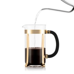 Cafetiere a piston - BODUM - Chambord - 1 L - 8 tasses - Acier inox -