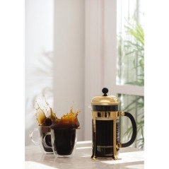Cafetiere a piston - BODUM - Chambord - 1 L - 8 tasses - Acier inox -