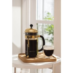 Cafetiere a piston - BODUM - Chambord - 1 L - 8 tasses - Acier inox -
