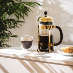 Cafetiere a piston - BODUM - Chambord - 1 L - 8 tasses - Acier inox -