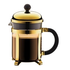 Cafetiere a piston - BODUM - CHAMBORD - 0,5 L - 4 tasses - Acier inoxy