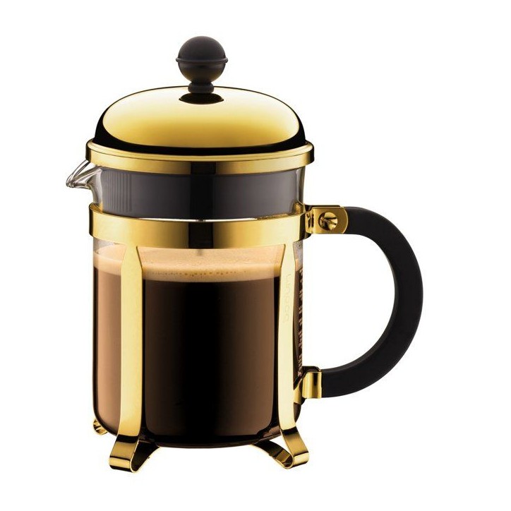 Cafetiere a piston - BODUM - CHAMBORD - 0,5 L - 4 tasses - Acier inoxydable Cafetiere a piston - BODUM - CHAMBORD - 0,5 L - 4 tasses - Acier inoxydable