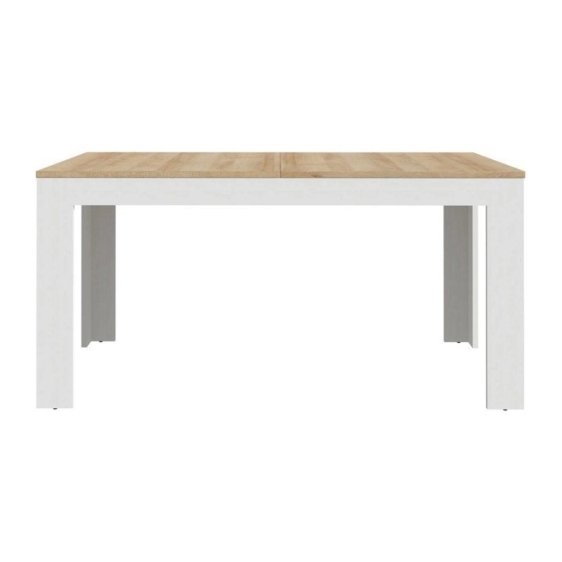 Table a manger extensible BOHOL – Blanc & Bois – 8 personnes – E