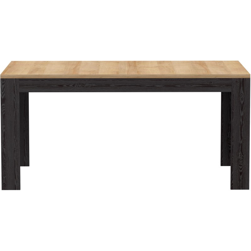 Table a manger extensible BOHOL – Noir & Bois – 8 personnes – Ex