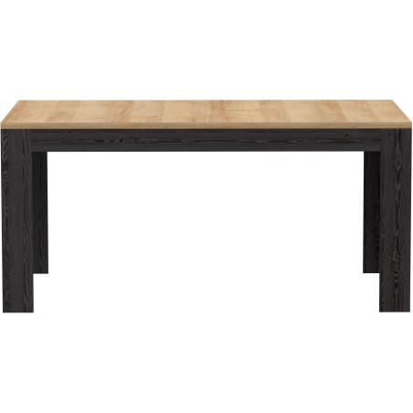 Table a manger extensible BOHOL – Noir & Bois – 8 personnes – Ex