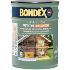 Lasure 2 en 1 protection extérieure - Chene Clair - Satin - Protectio