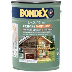 Lasure 2 en 1 protection extérieure - Chene Moyen - Satin - Protectio