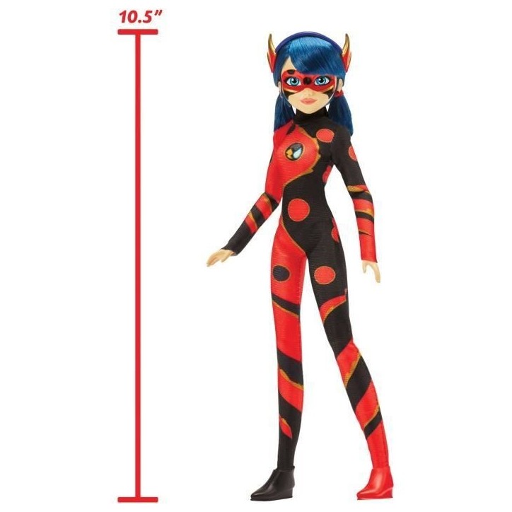 Bandai - Miraculous Ladybug - Poupée Dragon Bug 26 cm Bandai - Miraculous Ladybug - Poupée Dragon Bug 26 cm