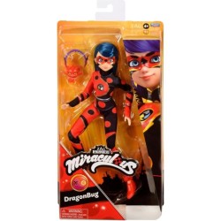 Bandai - Miraculous Ladybug - Poupée Dragon Bug 26 cm