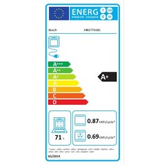 Four pyrolyse - BOSCH SERIE 8 HBG7741B1 - 71L - Home Connect - CookAss