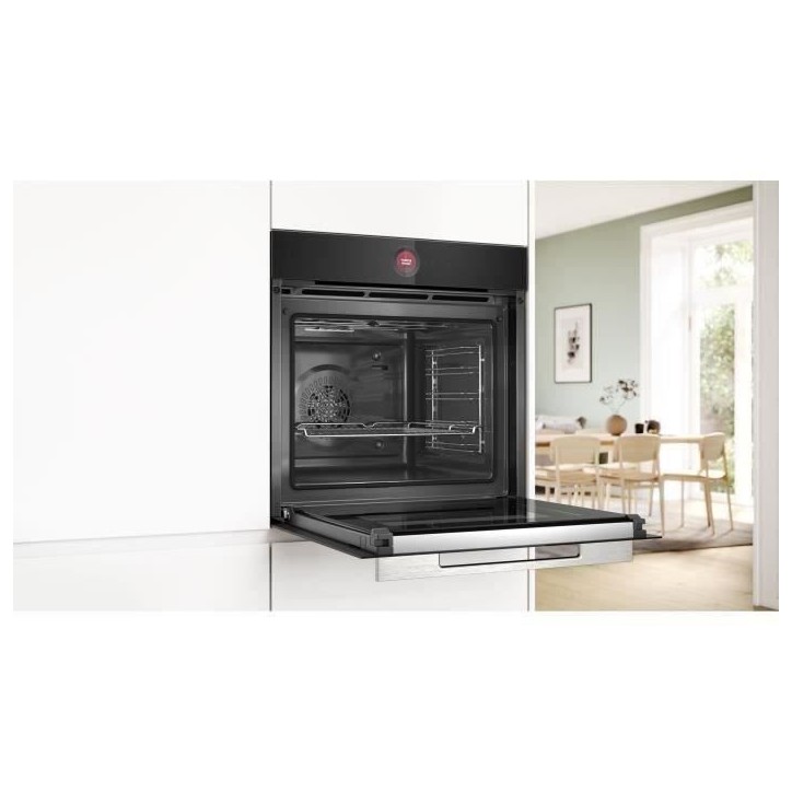 Four pyrolyse - BOSCH SERIE 8 HBG7741B1 - 71L - Home Connect - CookAssist - Air Fry - Classe énergie A+ Four pyrolyse - BOSCH SERIE 8 HBG7741B1 - 71L - Home Connect - CookAssist - Air Fry - Classe énergie A+