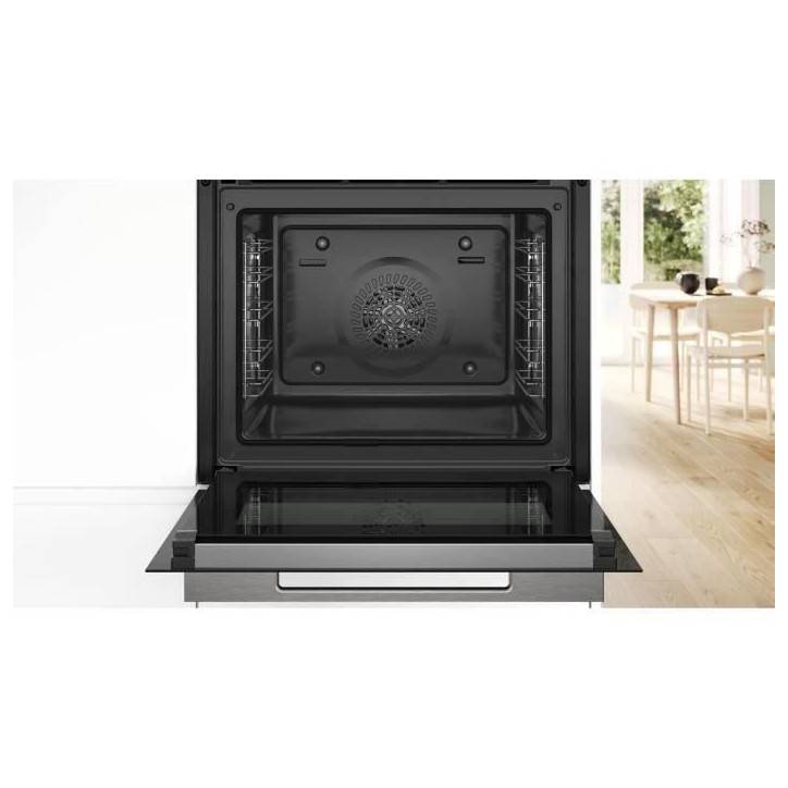 Four pyrolyse - BOSCH SERIE 8 HBG7741B1 - 71L - Home Connect - CookAssist - Air Fry - Classe énergie A+ Four pyrolyse - BOSCH SERIE 8 HBG7741B1 - 71L - Home Connect - CookAssist - Air Fry - Classe énergie A+